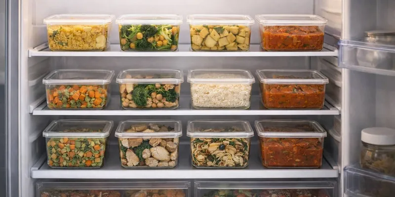 Frigo rempli de repas